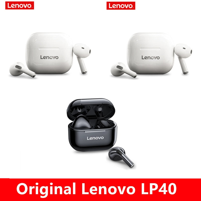 Original lenovo lp40 tws fones de ouvido sem fio bluetooth