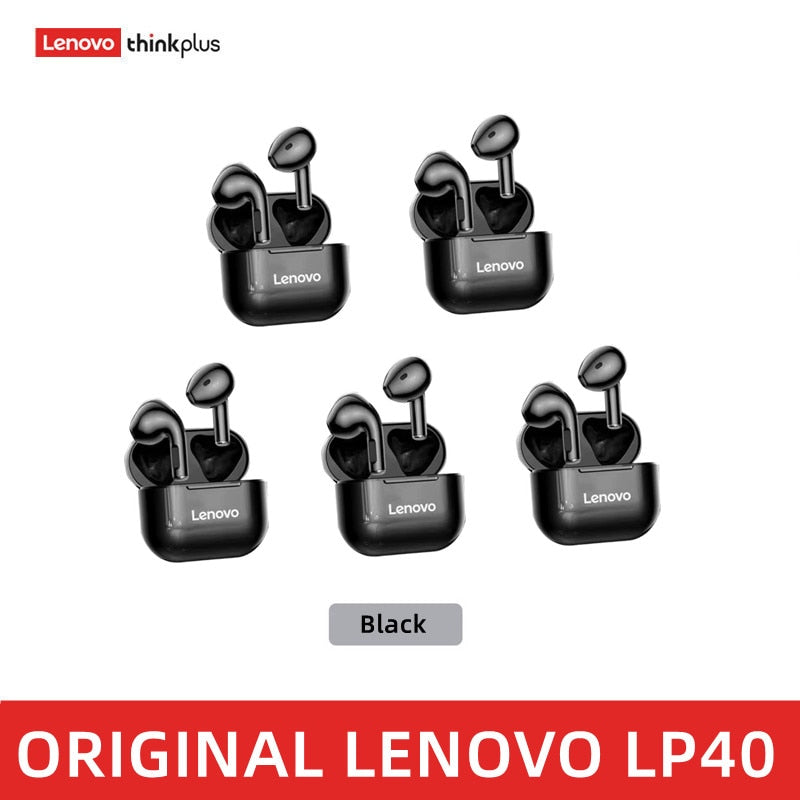 Original lenovo lp40 tws fones de ouvido sem fio bluetooth