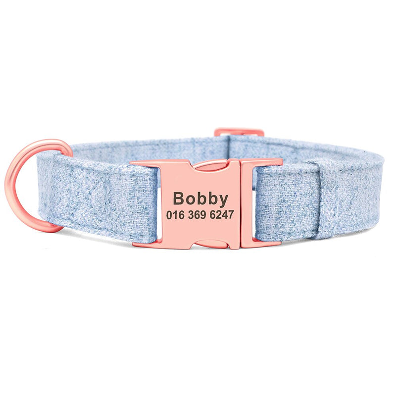 Coleira de cachorro personalizada, alta qualidade, ajustável, personalizado, coleira para animais de estimação, para cães pequenos, médios ou grandes, acessórios gravados