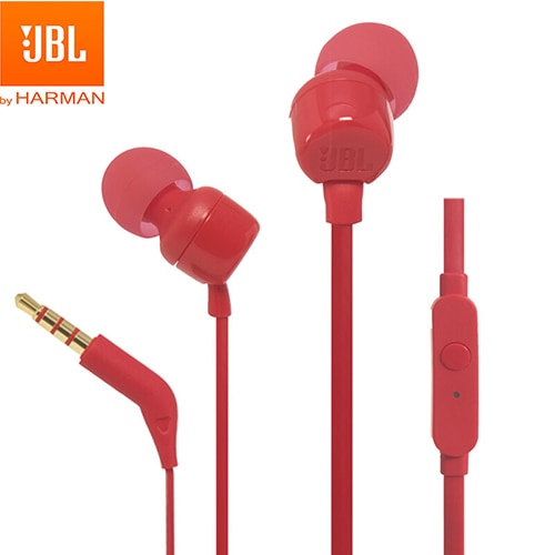 JBL TUNE 110 3.5mm com fio , estéreo , fone de ouvido em linha, controle handsfree com microfone