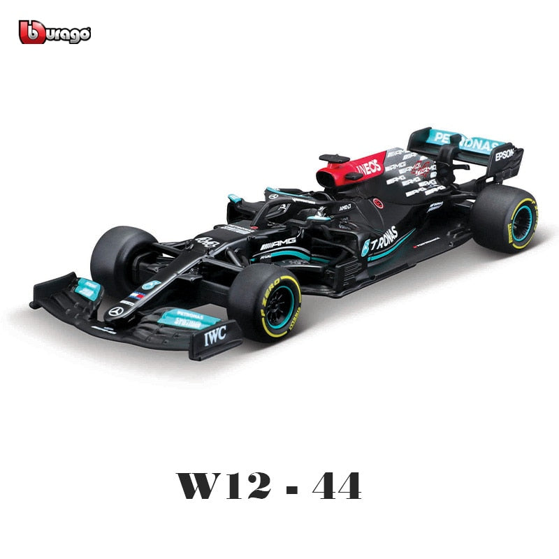 Bburago 1:43 2021 f1 mercedes-amg w12 44 # lewis hamilton 77 # valtteri bottas formula 1 carros de brinquedo