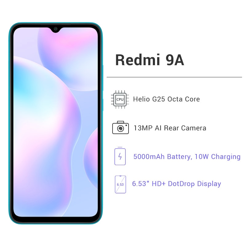 Smartphone Versão global Xiaomi Redmi 9A 2GB  32GB