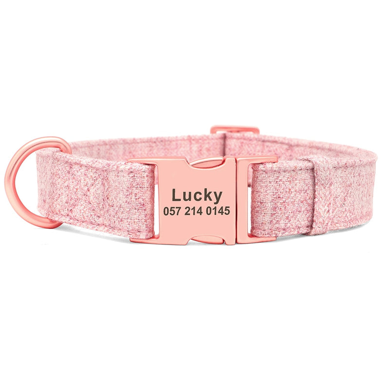 Coleira de cachorro personalizada, alta qualidade, ajustável, personalizado, coleira para animais de estimação, para cães pequenos, médios ou grandes, acessórios gravados