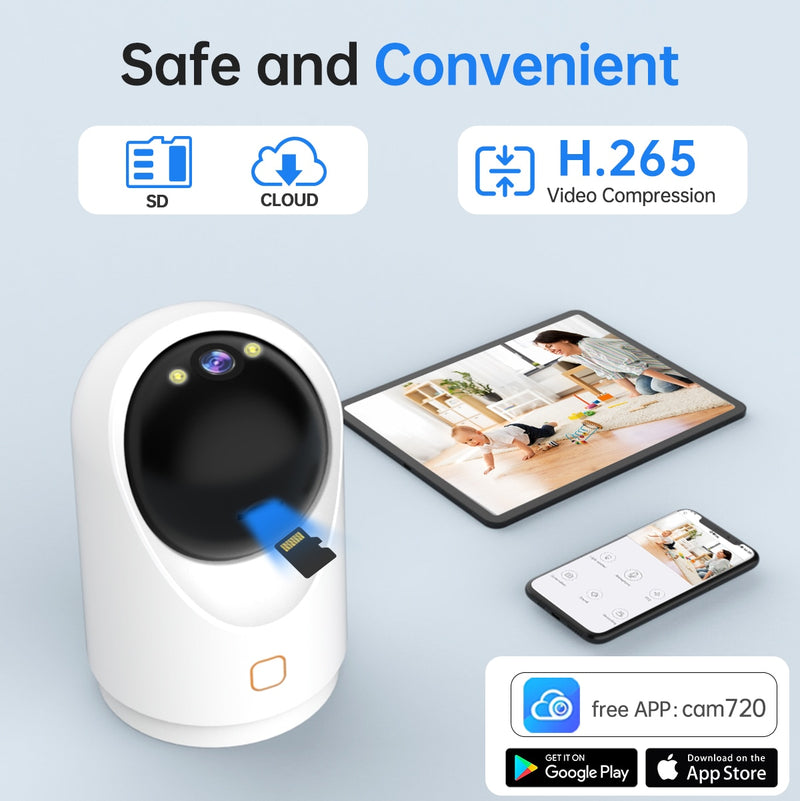 Jooan 3mp ptz câmera ip 5g wifi câmera de segurança sem fio para residencia cctv câmera