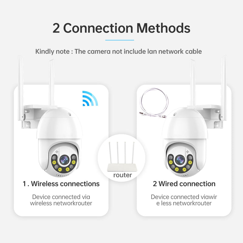 Camera Jooan  de vigilancia cctv audio e vigilância ao ar livre 4x zoom digital