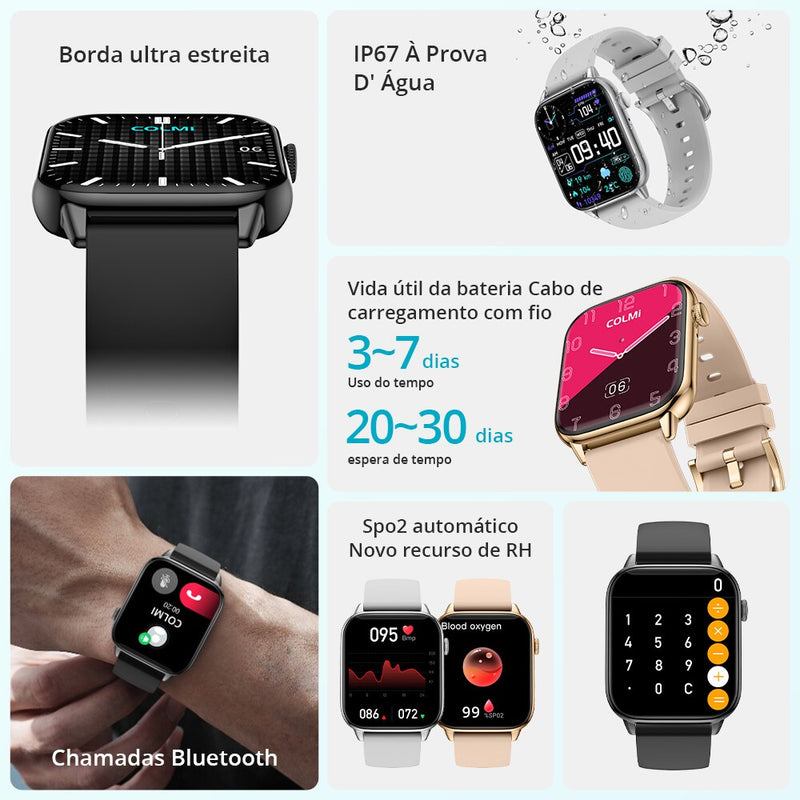 Novo Amazfit GTS 4 Smartwatch com Alexa Modos esportivos de 8 dias de vida  útil da bateria Smart Watch Zepp App para telefone Android IOS (Pink)