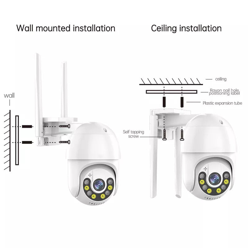 Camera Jooan  de vigilancia cctv audio e vigilância ao ar livre 4x zoom digital